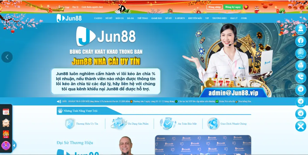 Vài nét về nhà cái Jun88