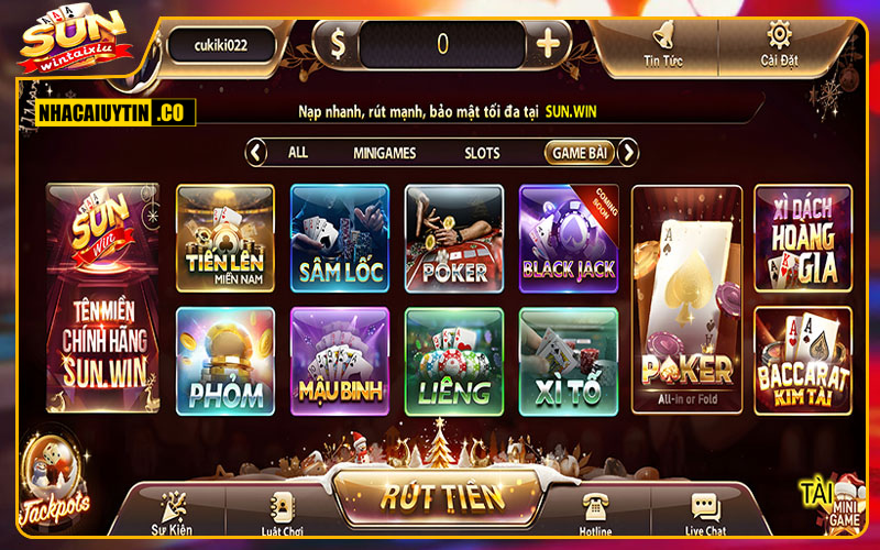 Game bài đổi thưởng nhà cái Sunwin