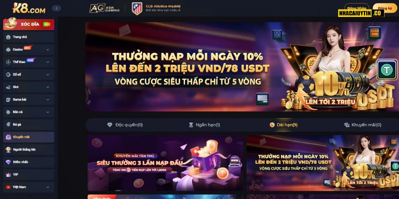 K8 - Hoàn Trả Đa Dạng Theo Sản Phẩm Và Thời Gian