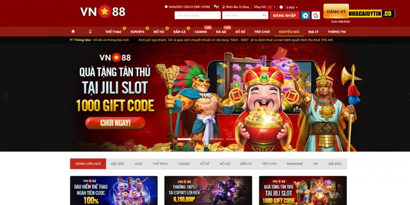 VN88 - Hoàn Tiền Cược Thua Không Cần Cược Lại