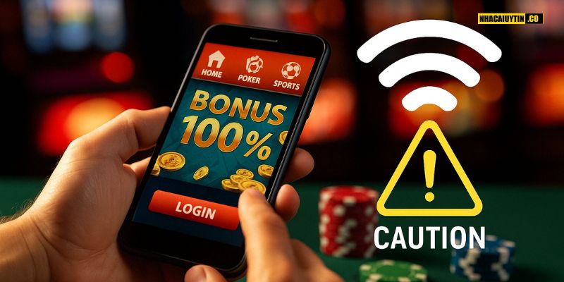 Nên tránh kết nối wifi công cộng khi chơi nhà cái